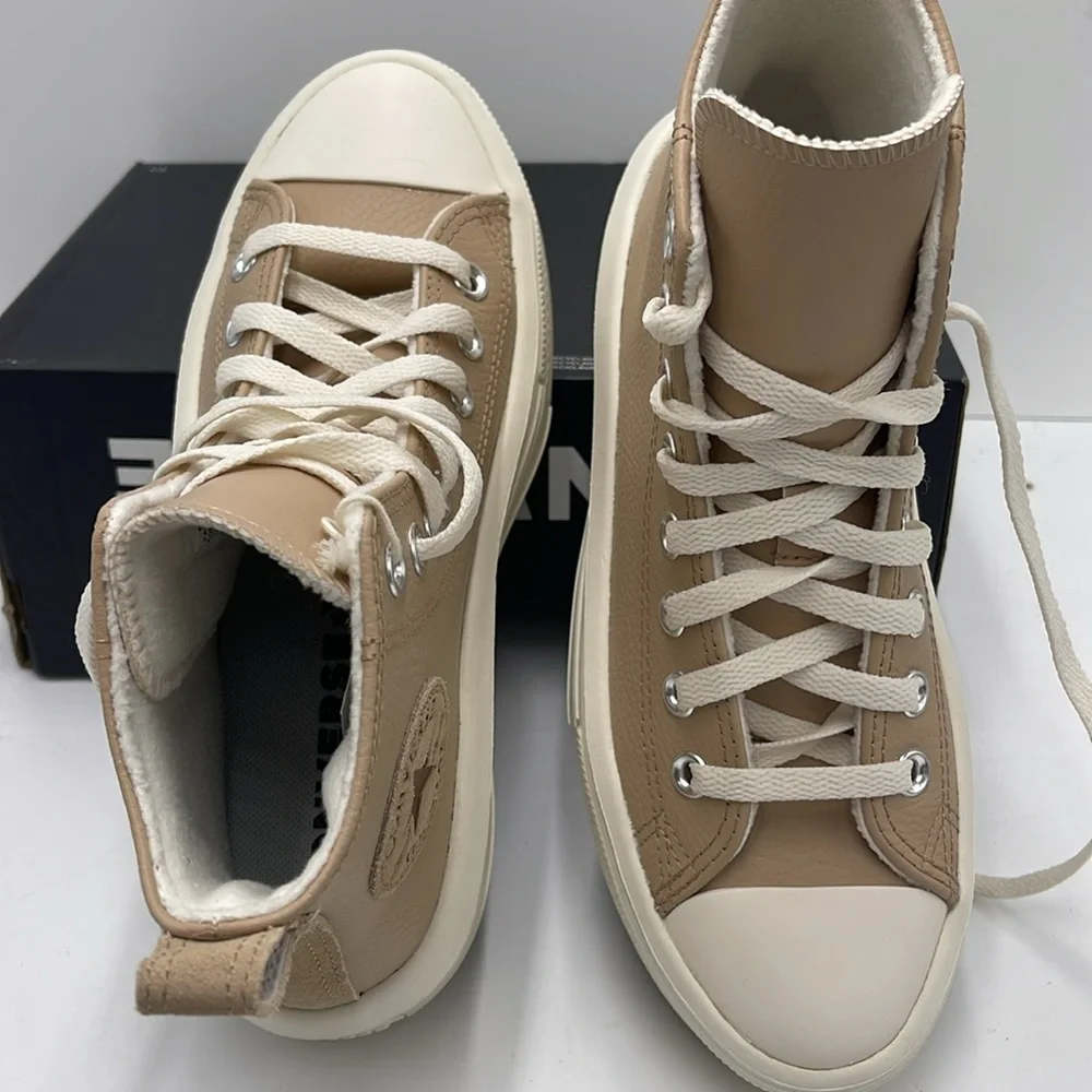 Converse WMNS Tan High-Top Leather Platform Sneakers A09261C
CTAS MOVE HI WARM - Picture 12 of 16
